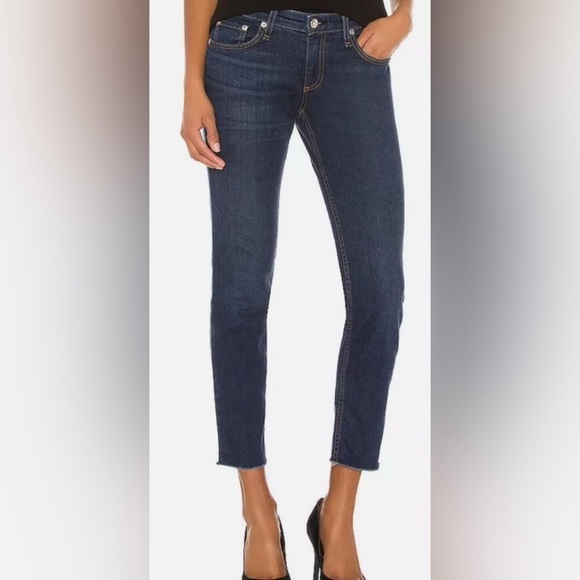 rag & bone | Dre Low-Rise Slim Boyfriend Jeans—New Worn Wash (24) - Picture 1 of 11
